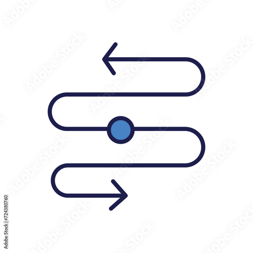 dependencies icon with white background vector stock illustration