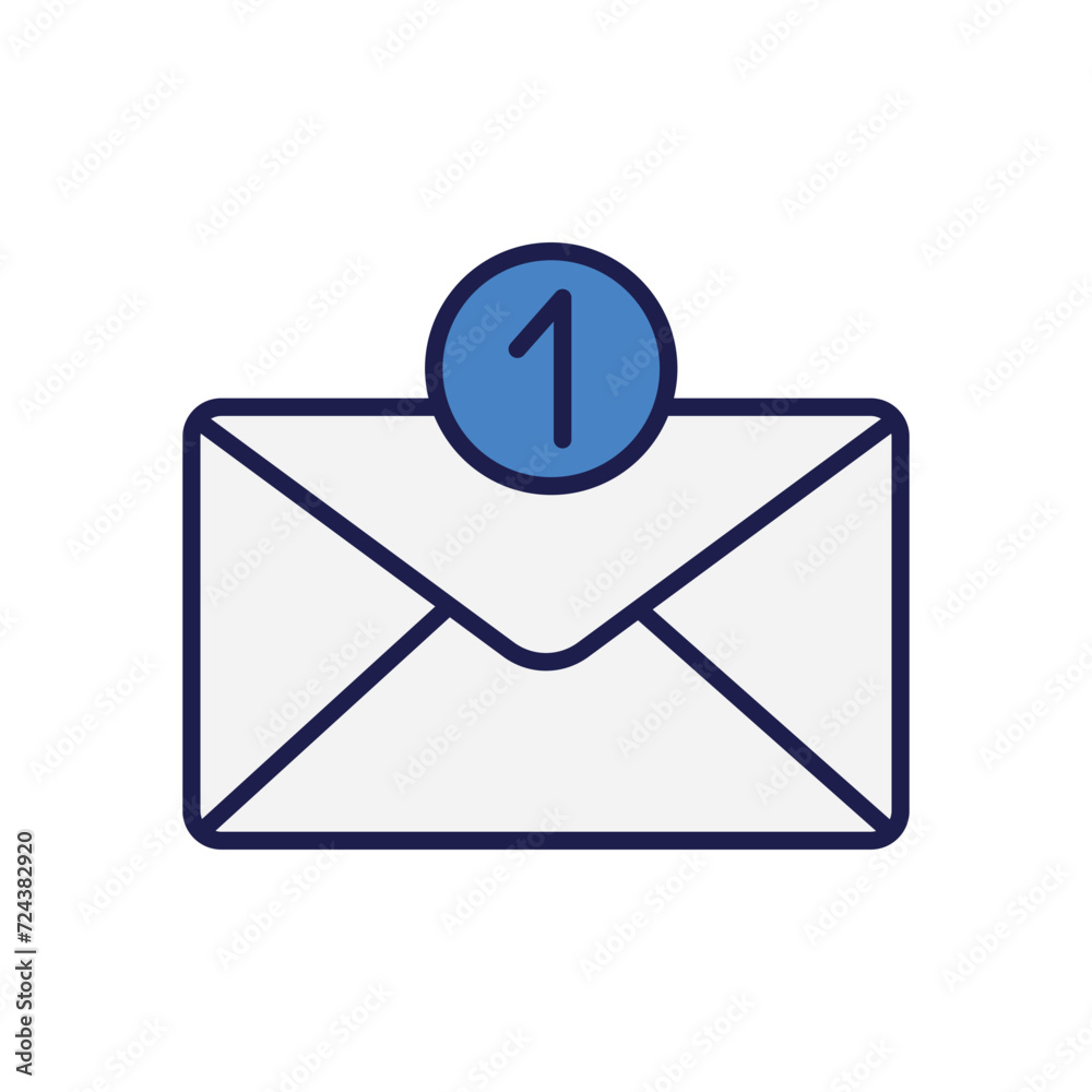 mail icon with white background vector stock illustration mail icon with white background vector stock illustration
