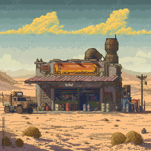 bounty hunter depot in desert (ID: 724386951)