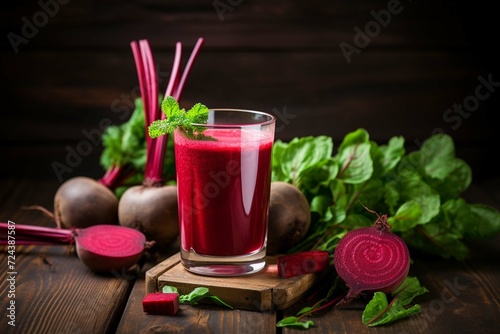 beetroot juice and vegetables