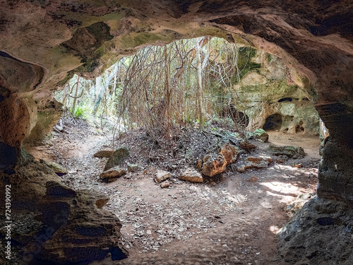 Limestone cave in Cuba