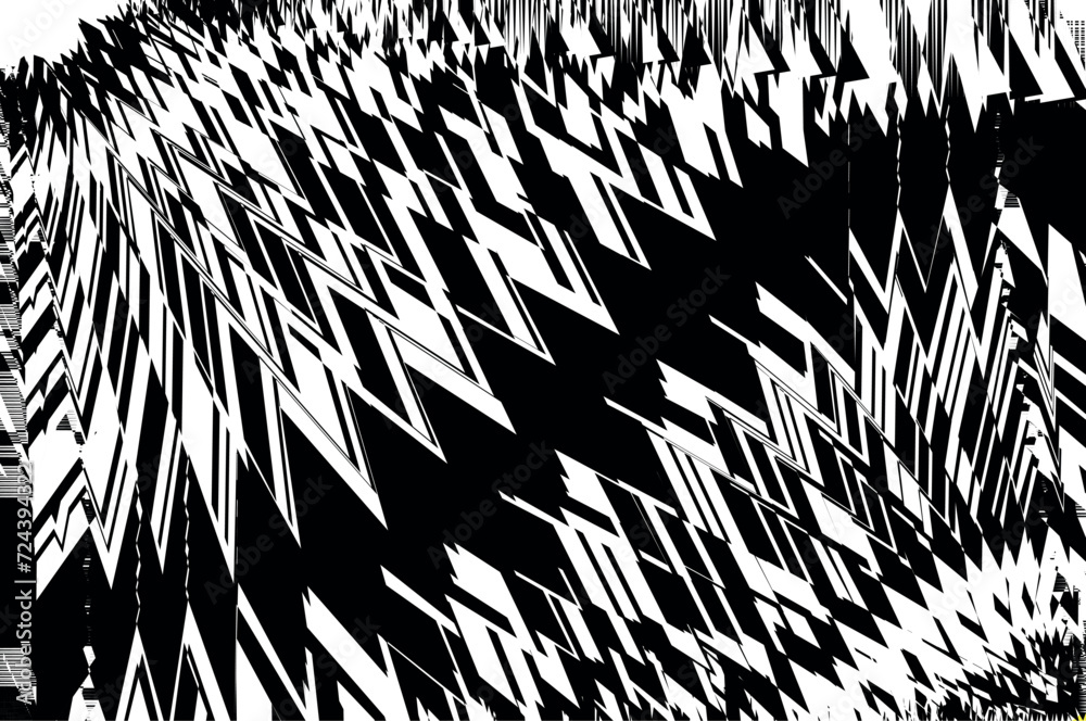 Abstract black and white background. Elegant pattern, op art psychedelic design. Vector illustration. Abstract black and white background. Elegant pattern, op art psychedelic design. Vector illustration.