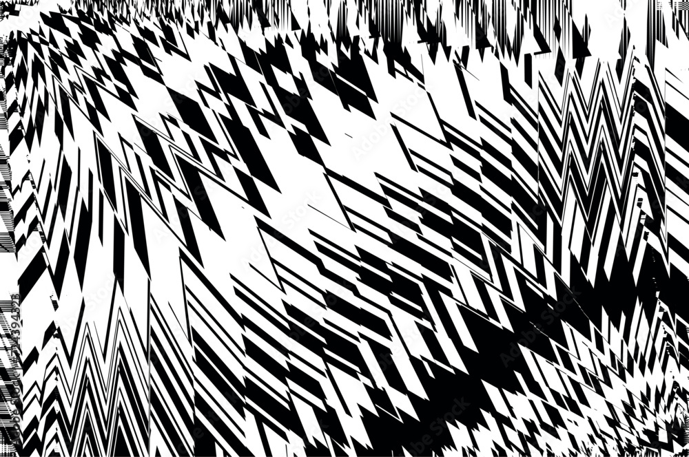 Abstract black and white background. Elegant pattern, op art psychedelic design. Vector illustration. Abstract black and white background. Elegant pattern, op art psychedelic design. Vector illustration.