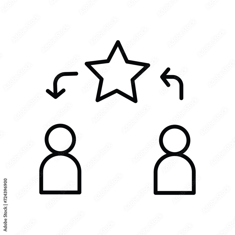 sharing experience icon with white background vector stock illustration sharing experience icon with white background vector stock illustration