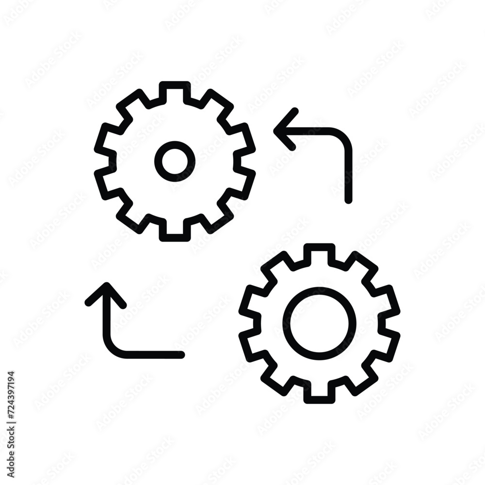 implementation icon with white background vector stock illustration implementation icon with white background vector stock illustration