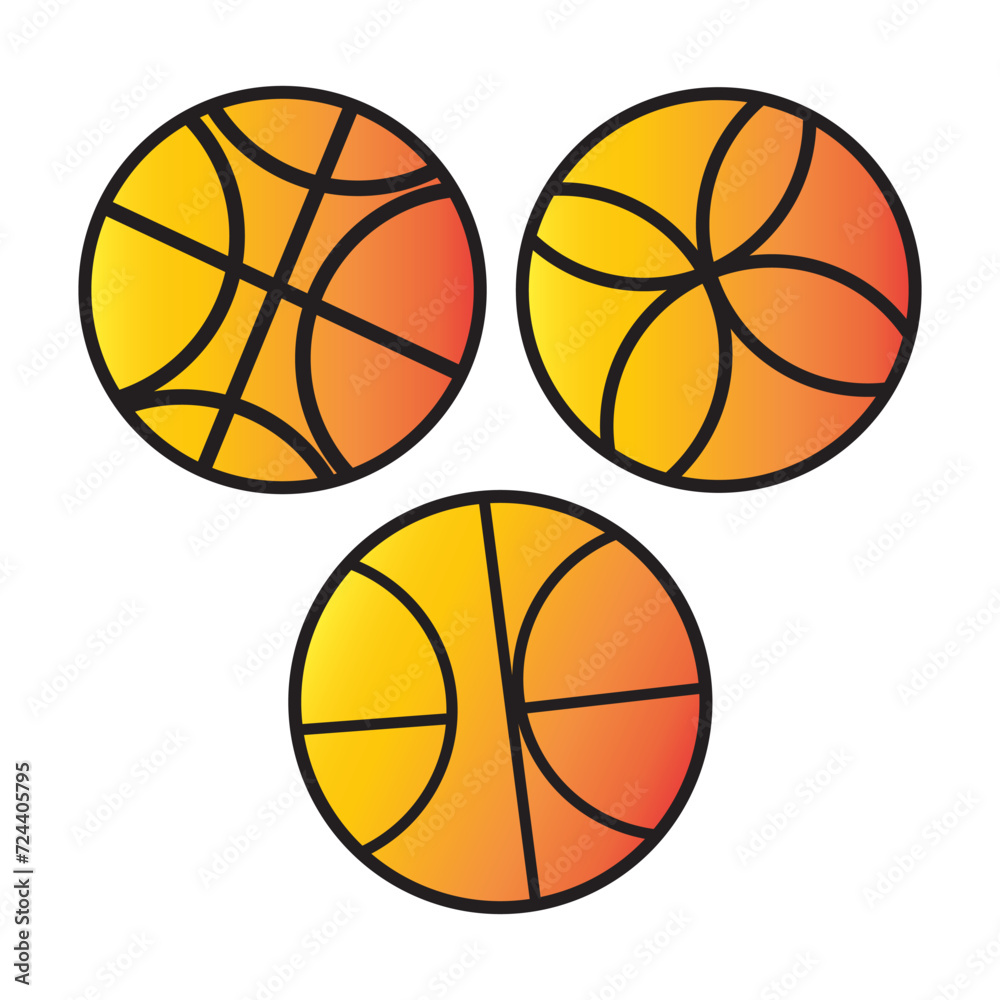 set of basketball