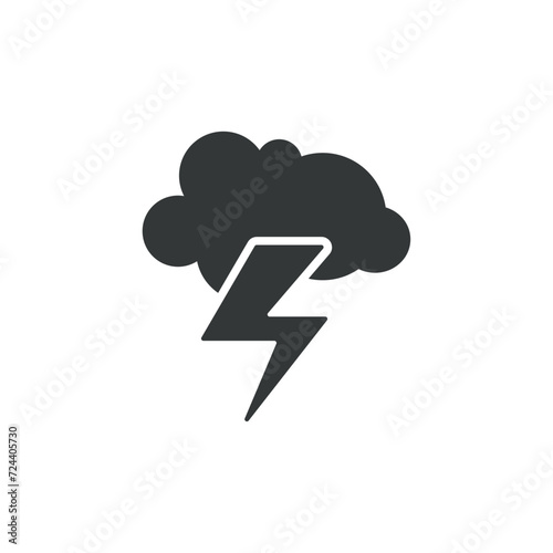 storm warning sign on white background	