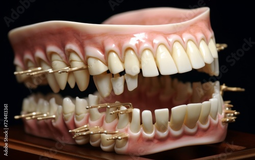 Close up of Tooth Model on Table