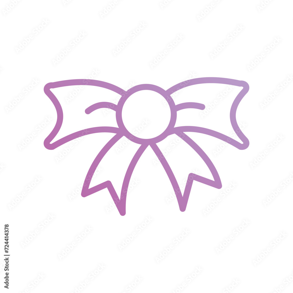 bow icon with white background vector stock illustration bow icon with white background vector stock illustration
