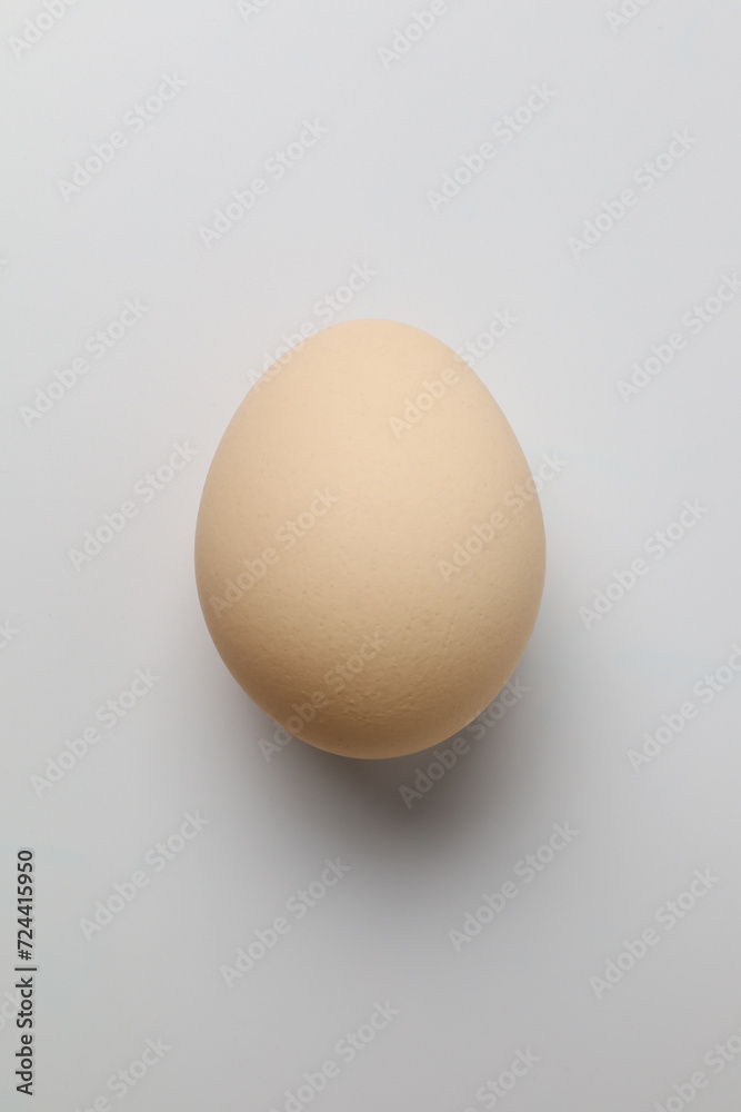 Fototapeta premium Chicken egg on a white background