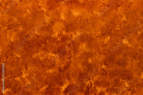 Warm essence of a rustic burnt umber texture, evoking a natural and organic ambiance with earth tones brushstroke painting and distressed surface background