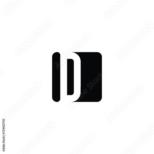 Vector Logo Letter D. elegant, simple, minimal, and luxury serif font alphabet letter D logo design
