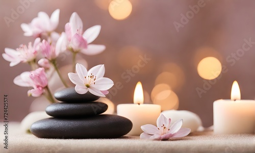 Tranquil spa ambiance