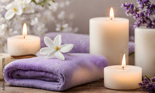 Tranquil spa ambiance