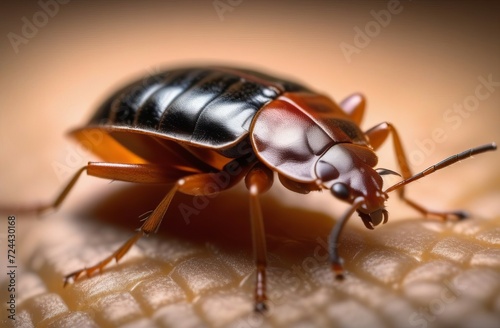 Bedbug close up. Allergy © Soul