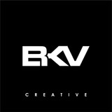 BKV Letter Initial Logo Design Template Vector Illustration