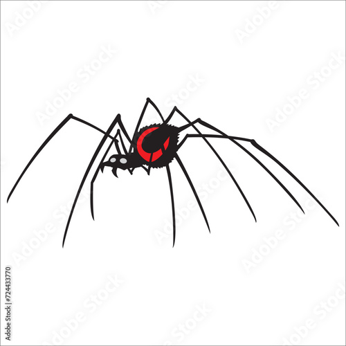 Spider vector can be used as graphic design 