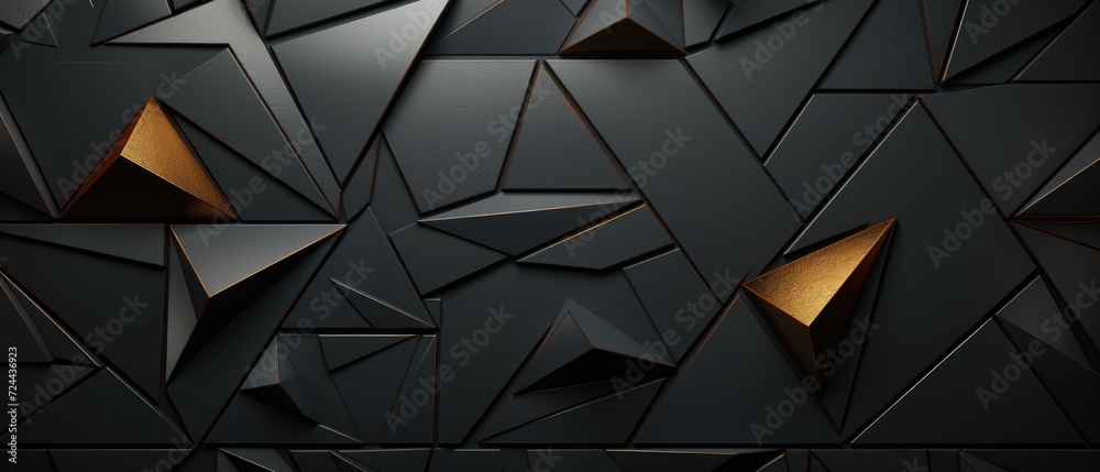 Create a dramatic impact with this abstract dark black and gray texture background for a stunning banner panorama, Ai Generated. Create a dramatic impact with this abstract dark black and gray texture background for a stunning banner panorama, Ai Generated.