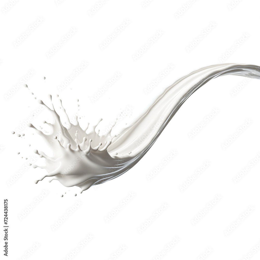 Milk Splash with Droplets. PNG Transparent Background Milk Splash with Droplets. PNG Transparent Background