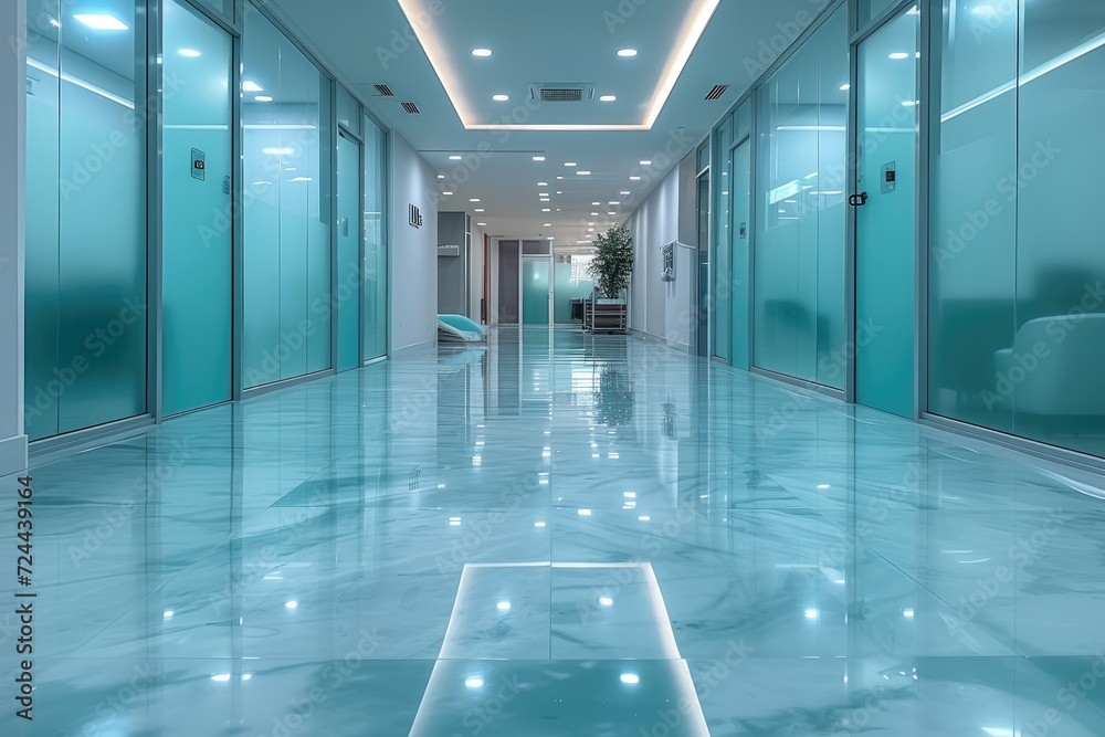 Fototapeta premium part of modern office hallway professional photography