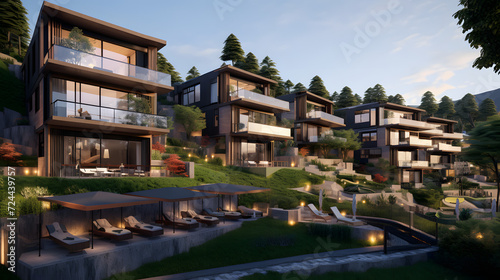 Luxury Mountainview Townhouses: A Serene Haven on the Slopes photo