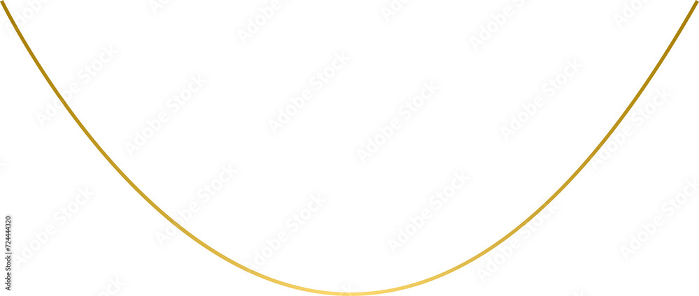 Golden wavy line, gold curved line Golden wavy line, gold curved line