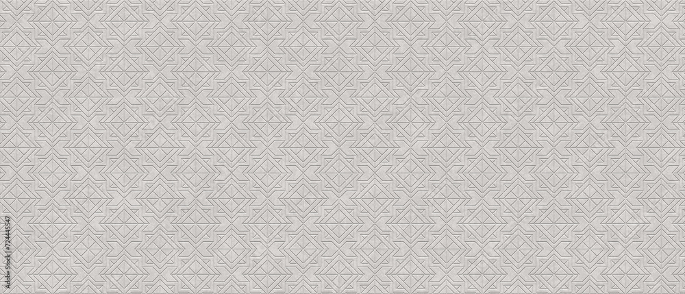 Fototapeta premium geometric 3d structure wallpaper pattern, digital decorative interior background texture, ceramic tile, carpet, cover, card.