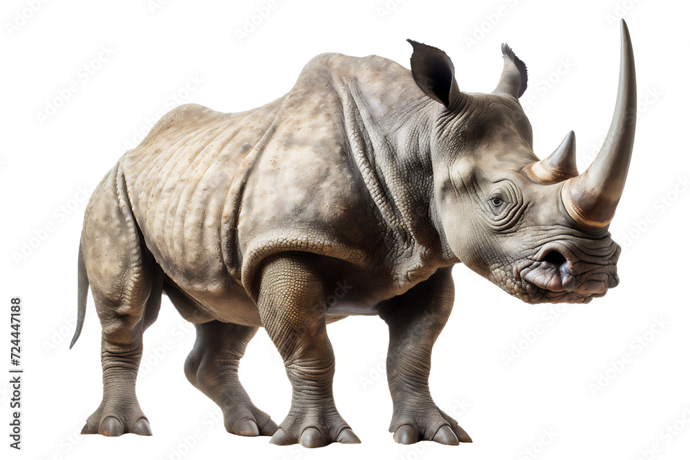 Obraz premium rhino isolated on white background