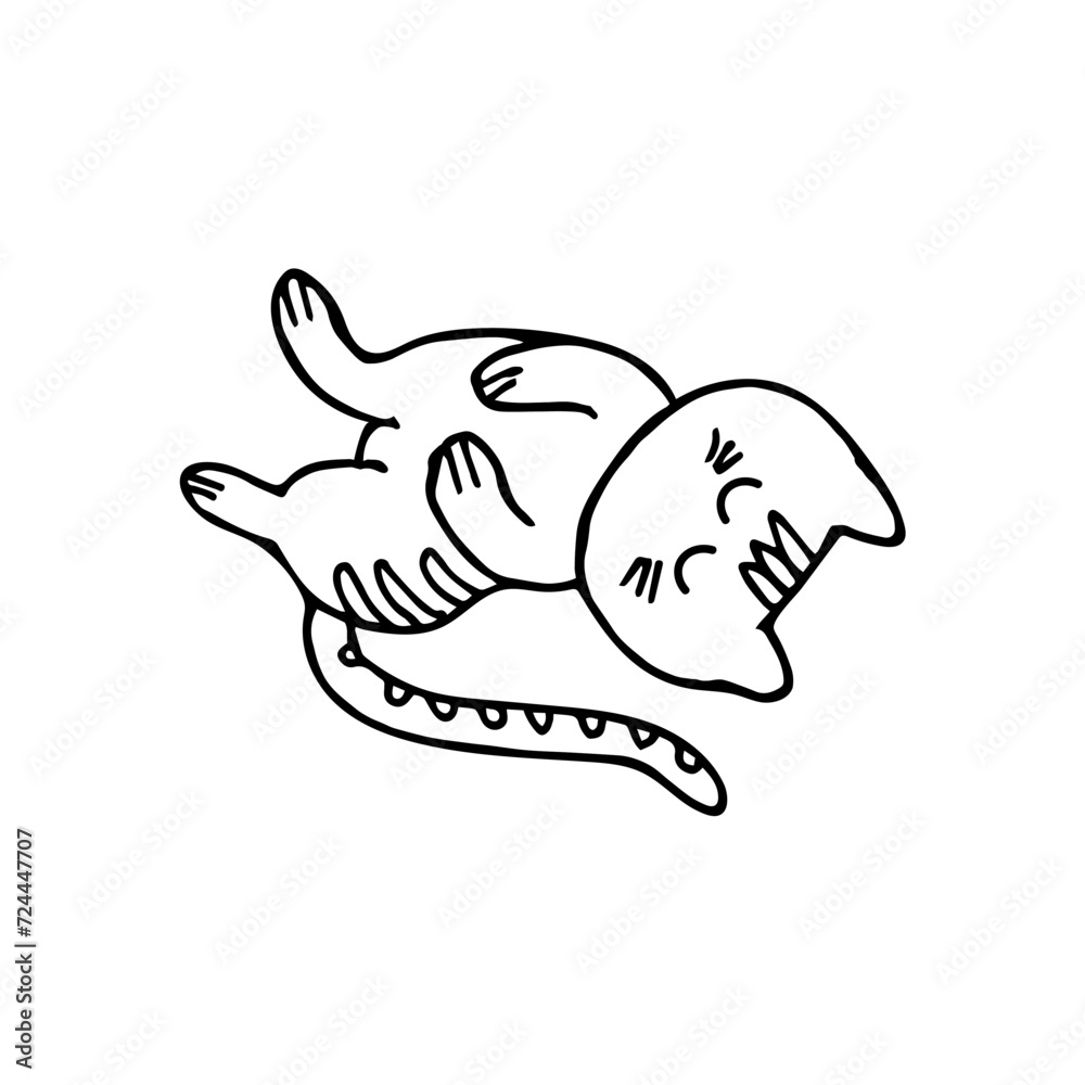 Fototapeta premium animal color books cute cartoon