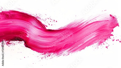 Pink brush stroke   