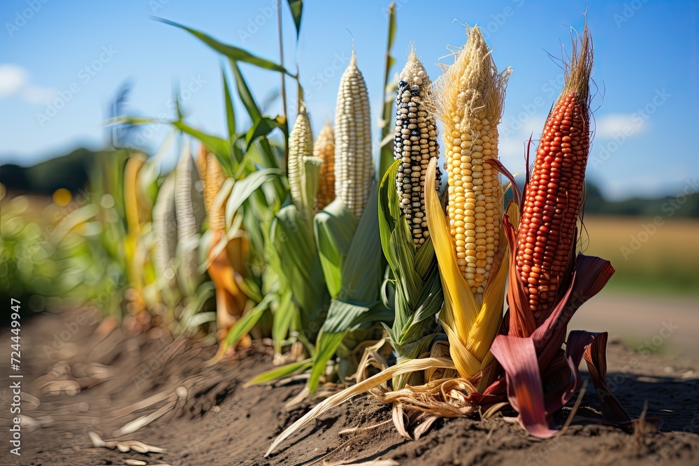 Different types of corn plantings, showcasing diversity and innovative ...