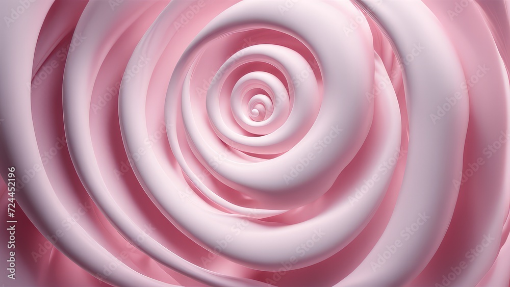 pink ice cream swirled in a spiral pink ice cream swirled in a spiral