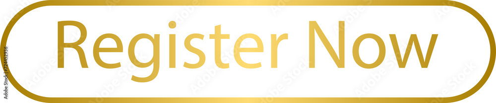 Obraz premium Register now golden button