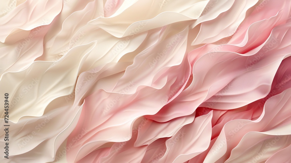 Birch Maple Fusion: Close-up of birch and maple leaves blending in ivory and blush pink tones. Birch Maple Fusion: Close-up of birch and maple leaves blending in ivory and blush pink tones.