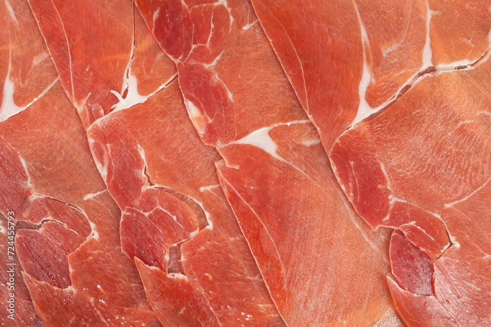 Spanish jamon iberico sliced Spanish jamon iberico sliced