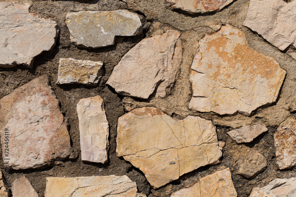 Fototapeta premium wall of stones as a texture