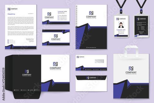 Classic Corporate identity Real Estate full stationery template design.