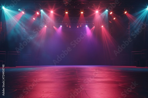 empty stage performance background