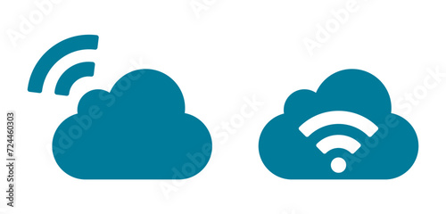 wifi cloud internet icon