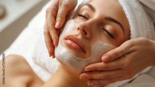 a cosmetologist does a facial massage