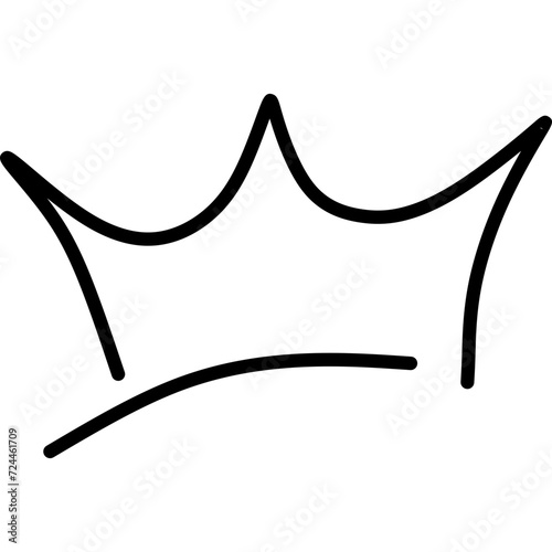Crown Scribble Doodle