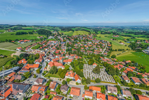 Ausblick auf die Marktgemeinde Wiggensbach im Allgäu