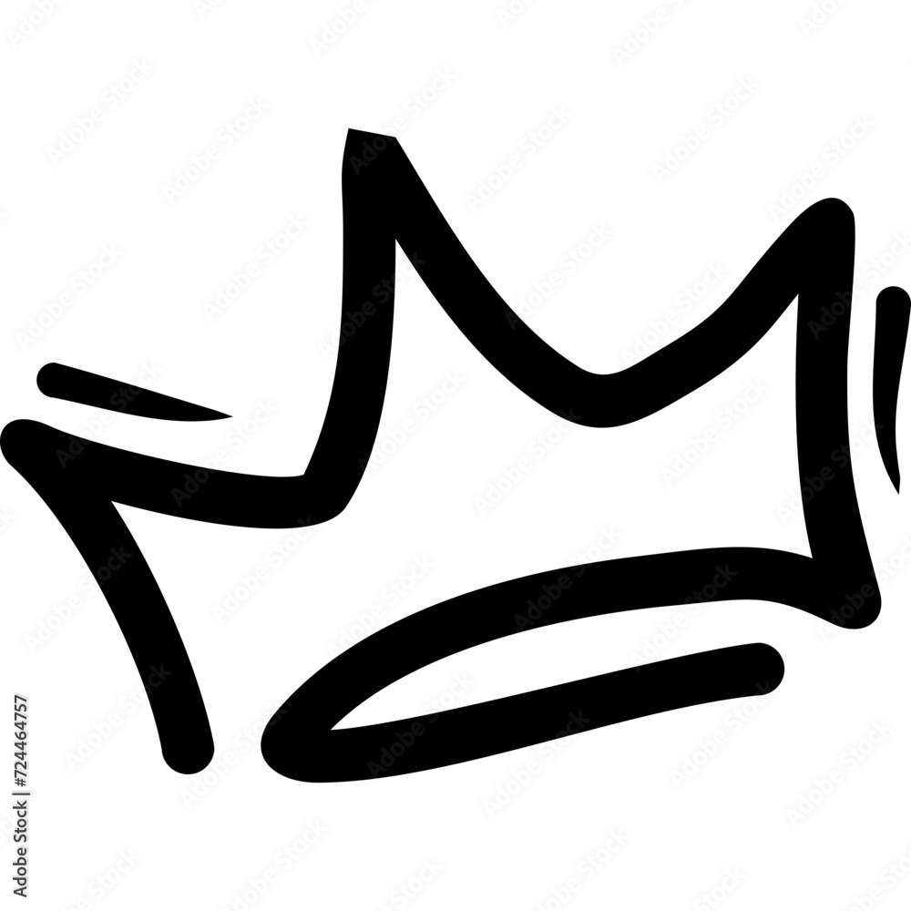 Crown Scribble Doodle Crown Scribble Doodle