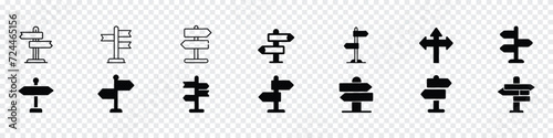 Signpost icon, direction icon, Wayfinding sign icon, Signpost icons, direction icons,  different arrows sign, road navigation bar,  Navigate sign