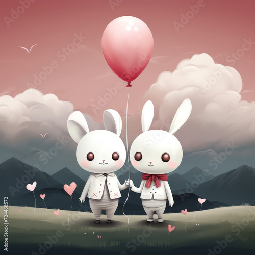 couple bunny