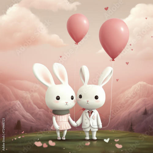 couple bunny