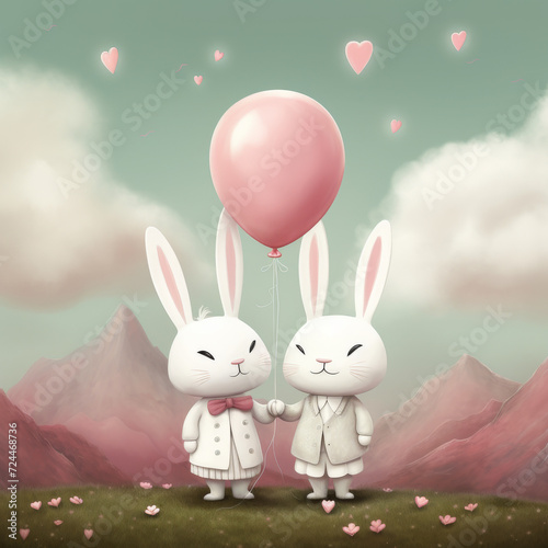 couple bunny