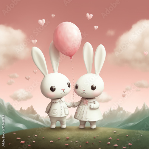 couple bunny