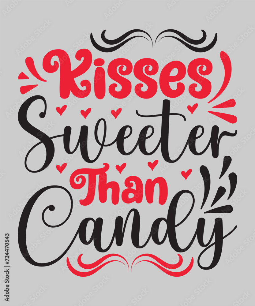 Fototapeta premium Happy Valentine's Day SVG design