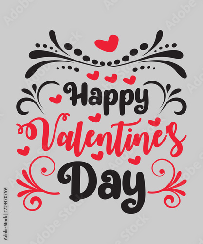 Happy Valentine's Day SVG design
